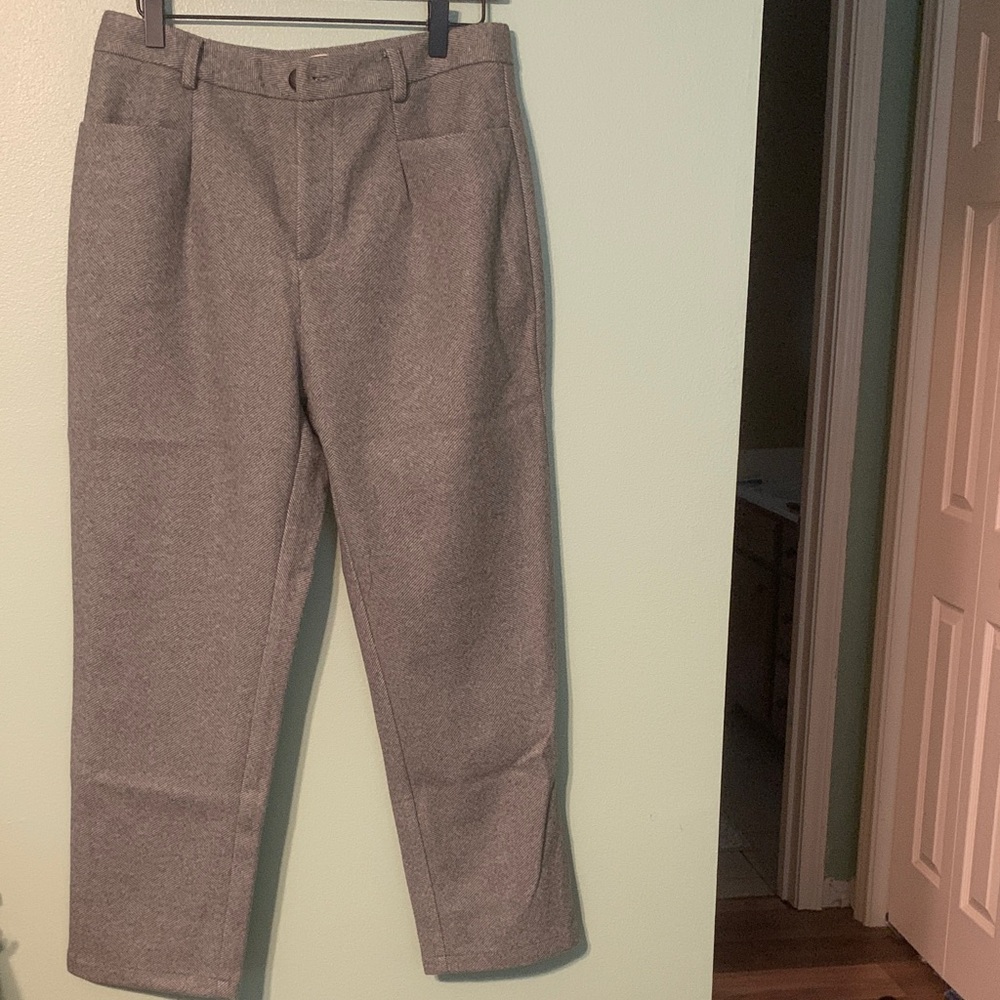 Elegant Women's Gray Dress Pants